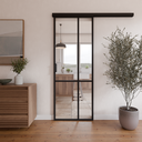 Porte Nova 730 x 2040 Coulissante Noire avec rail inclus