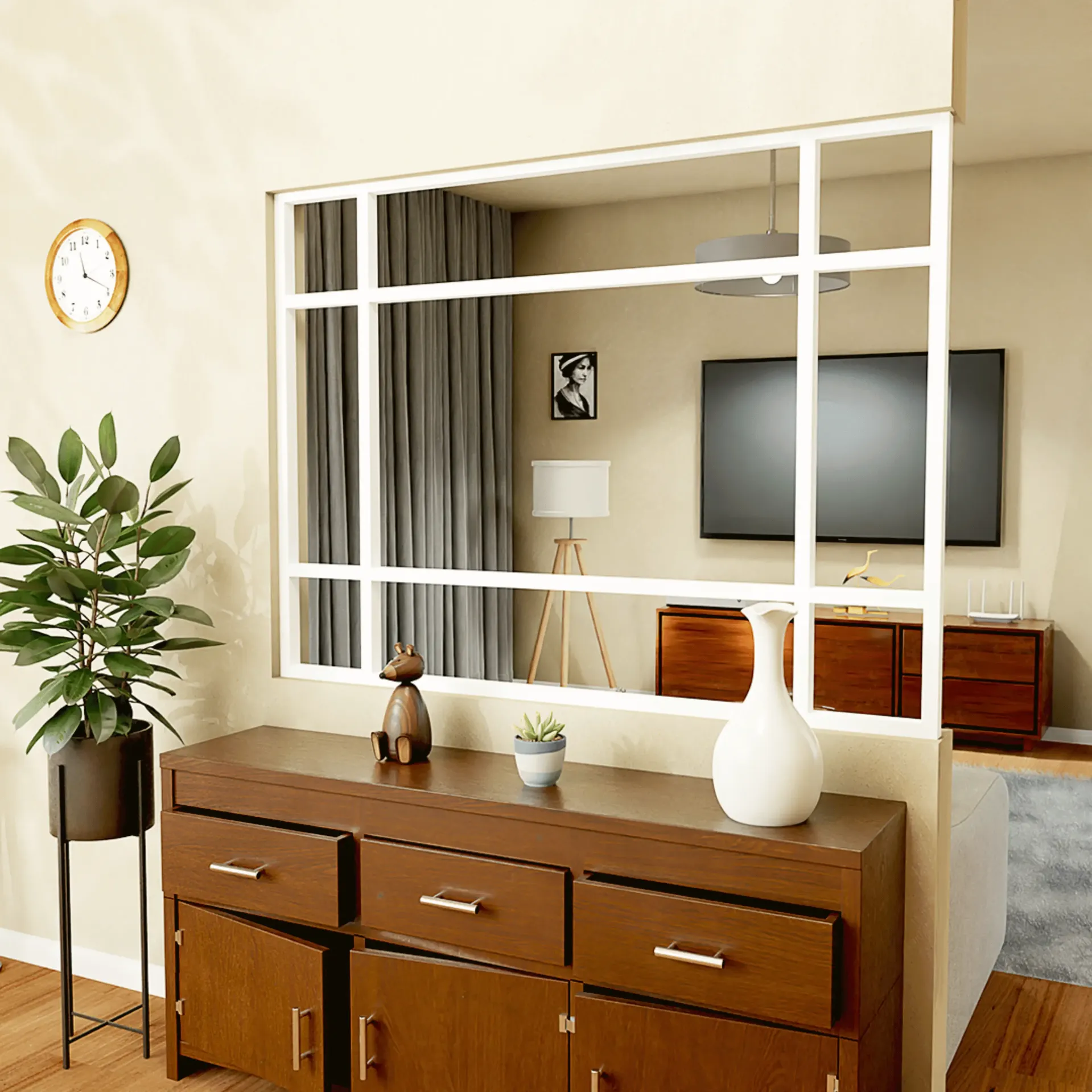 Verrière L.160 x H.123 cm "Art Déco"